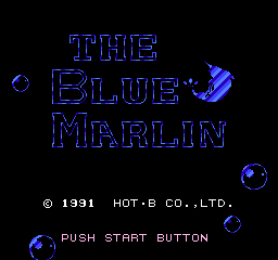 Blue Marlin, The (Japan) Title Screen